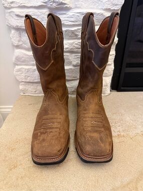 Dan Post WATERPROOF Western Journeymen saddle brown